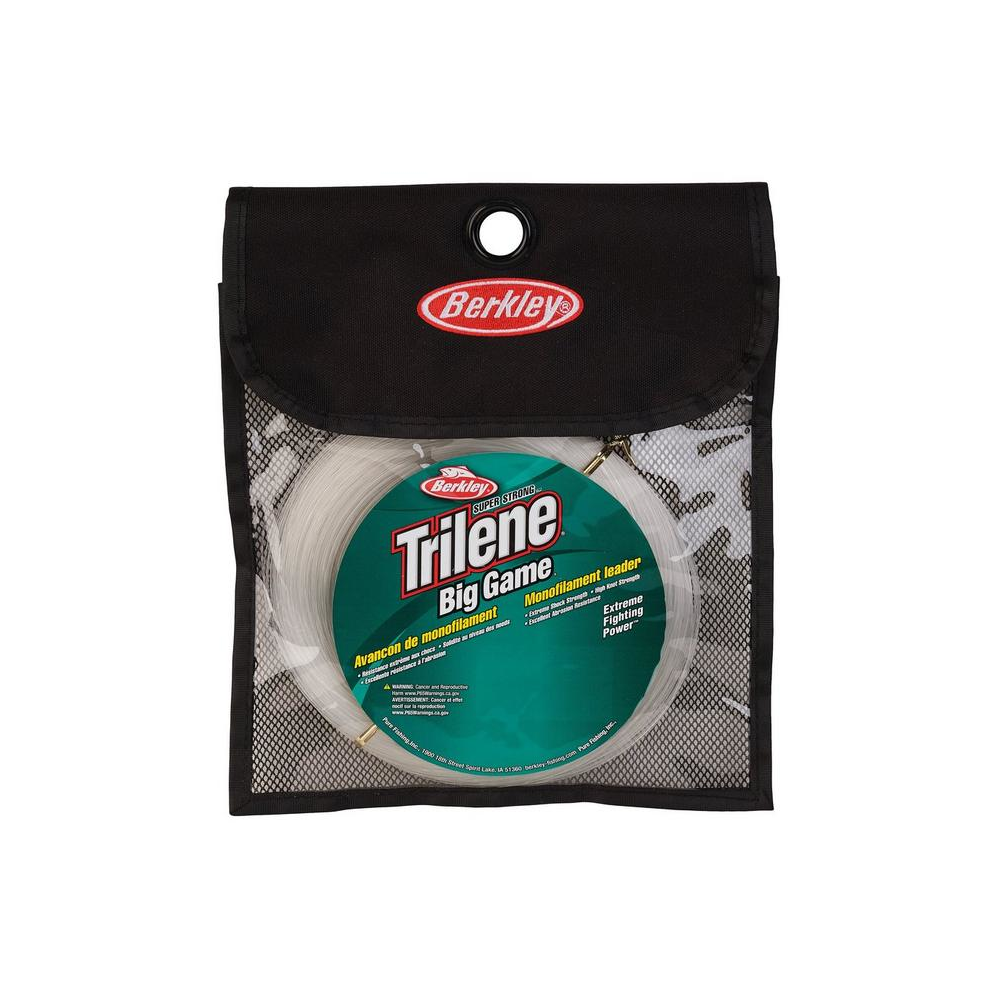 Fil De Pêche Berkley Big Game Mono Leader - Résistance 18 Kg (40 Lbs) - 50 M - Pour Eau De Mer Et Lancers Longs